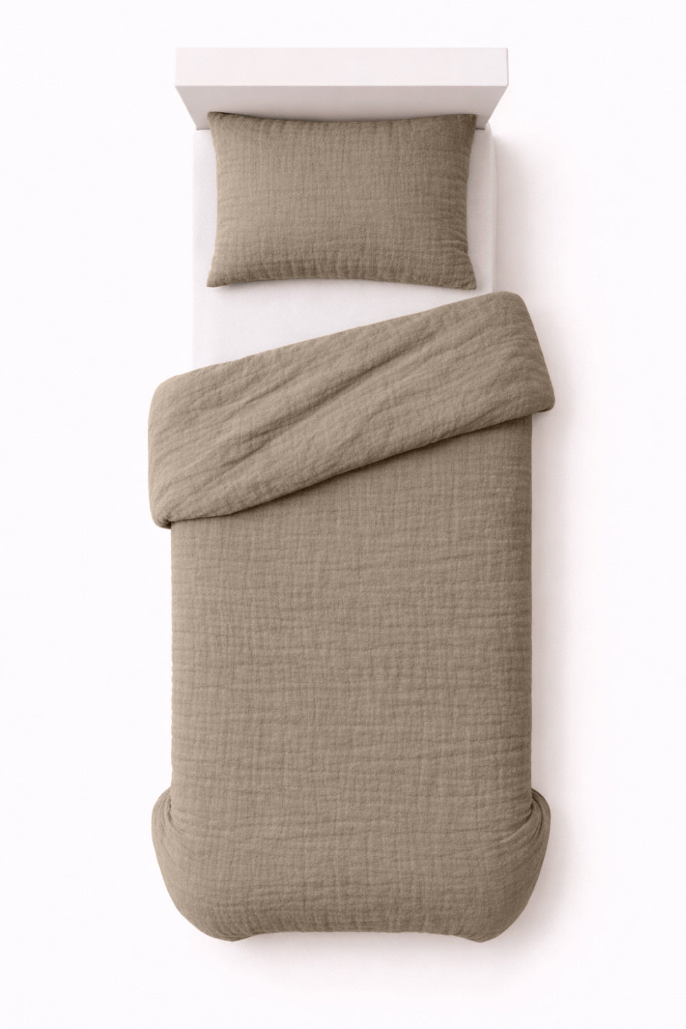 Mušelínové obliečky – Khaki