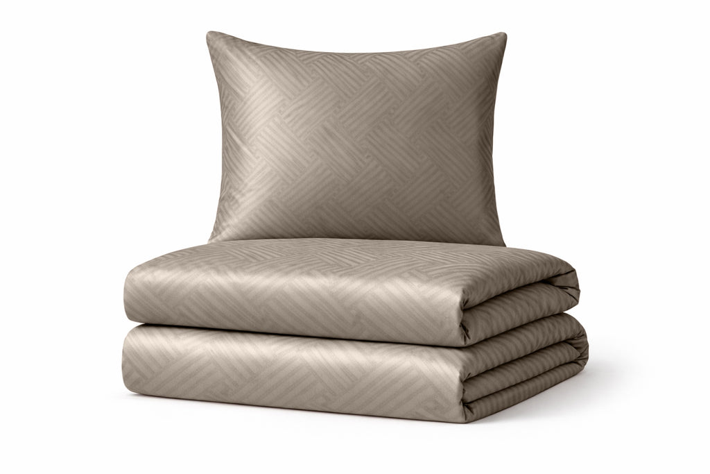 Damaškové obliečky – Taupe